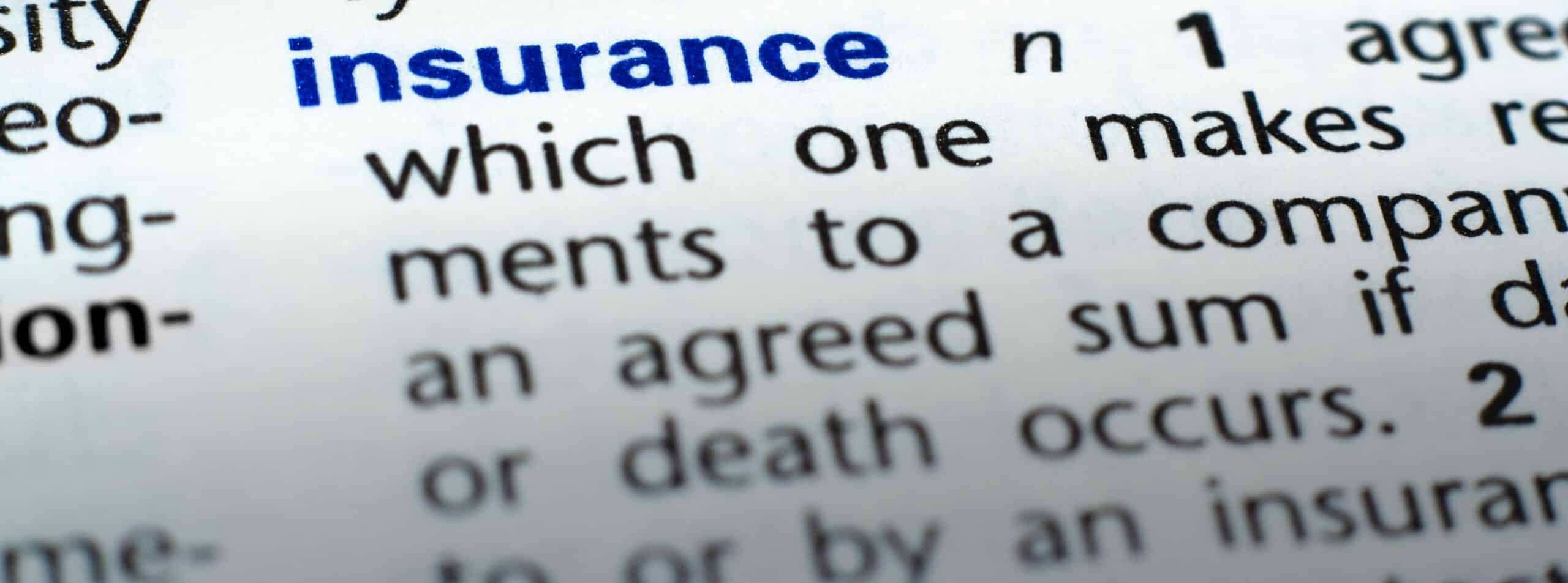 Glossary of insurance terms