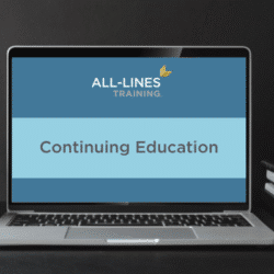 All-Lines Training insurance continuing education courses online for license renewal